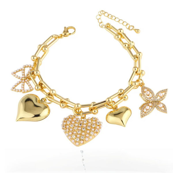 Gourmette Tiffany à motifs